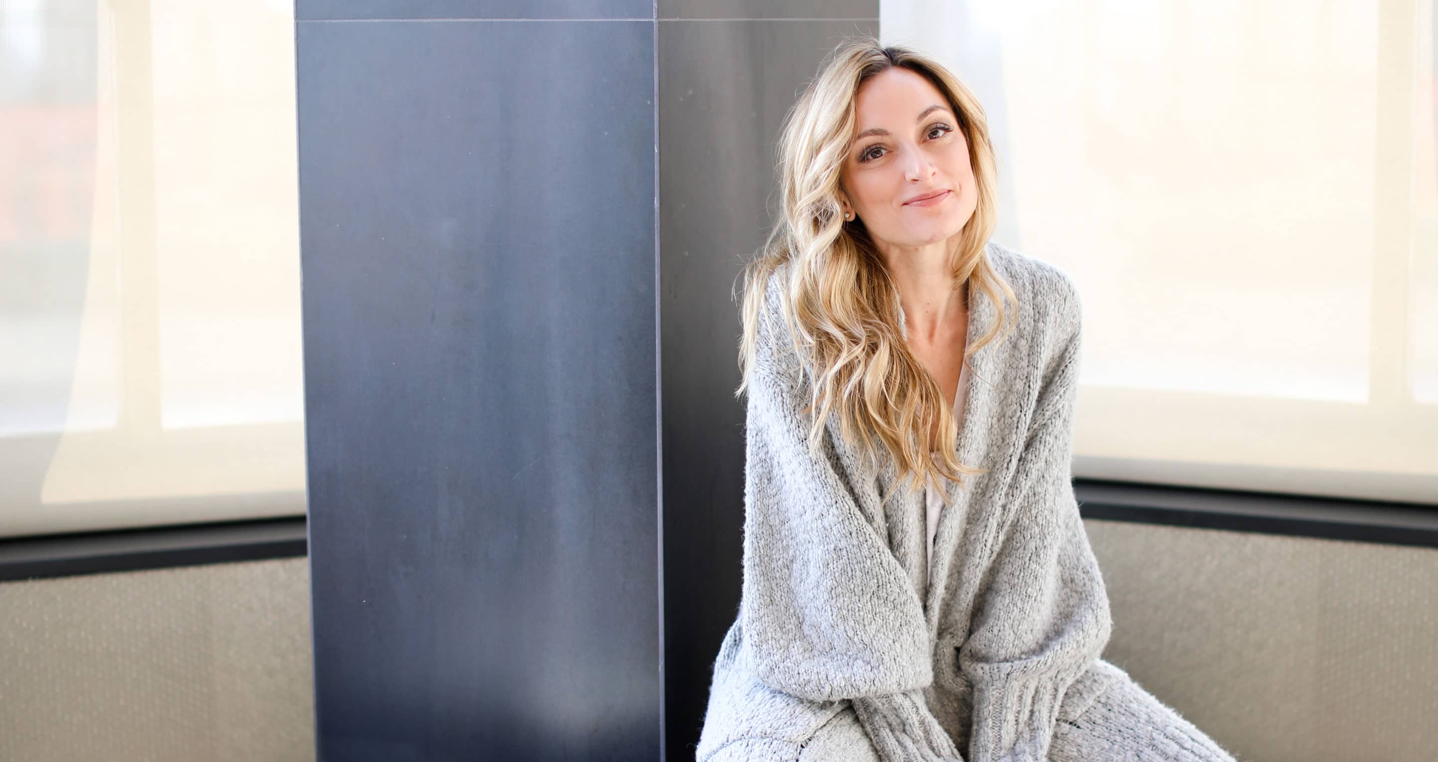 Miami office portrait in bright workspace