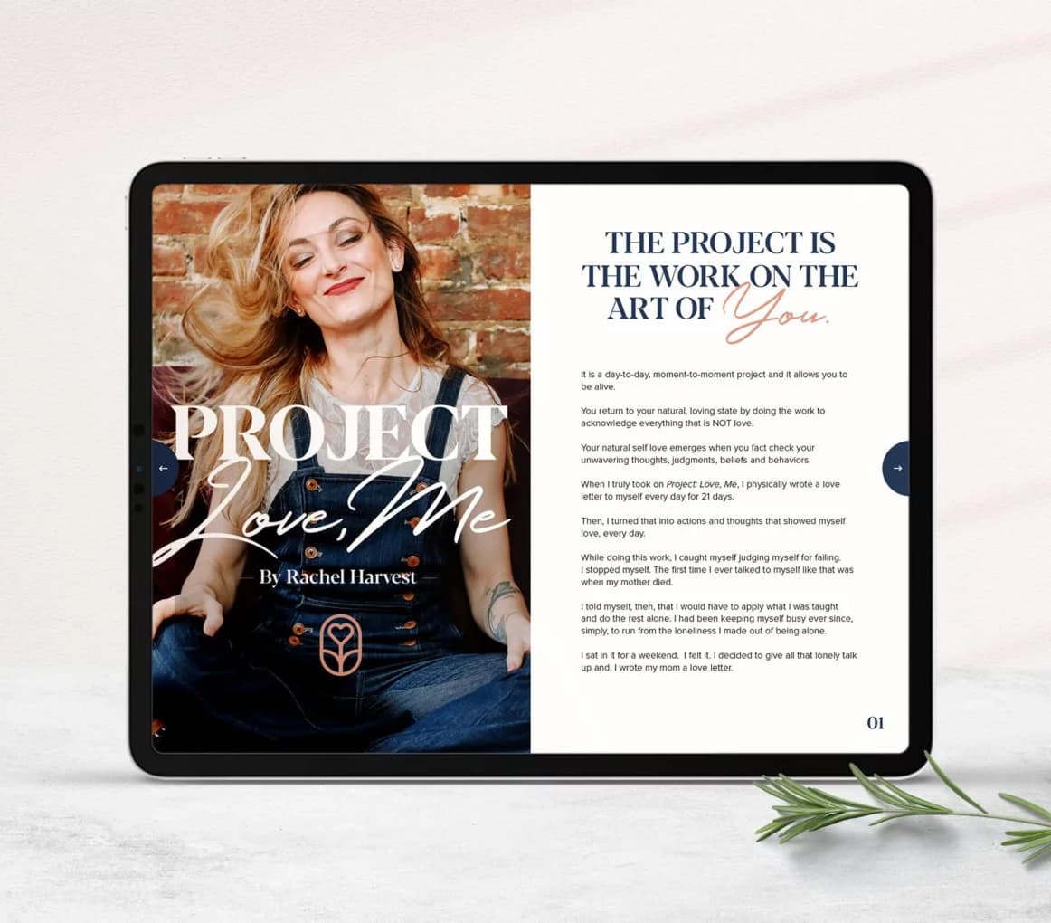 Project Love Me centered panel